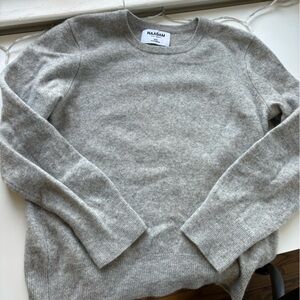 Nadaam cashmere grey sweater size small